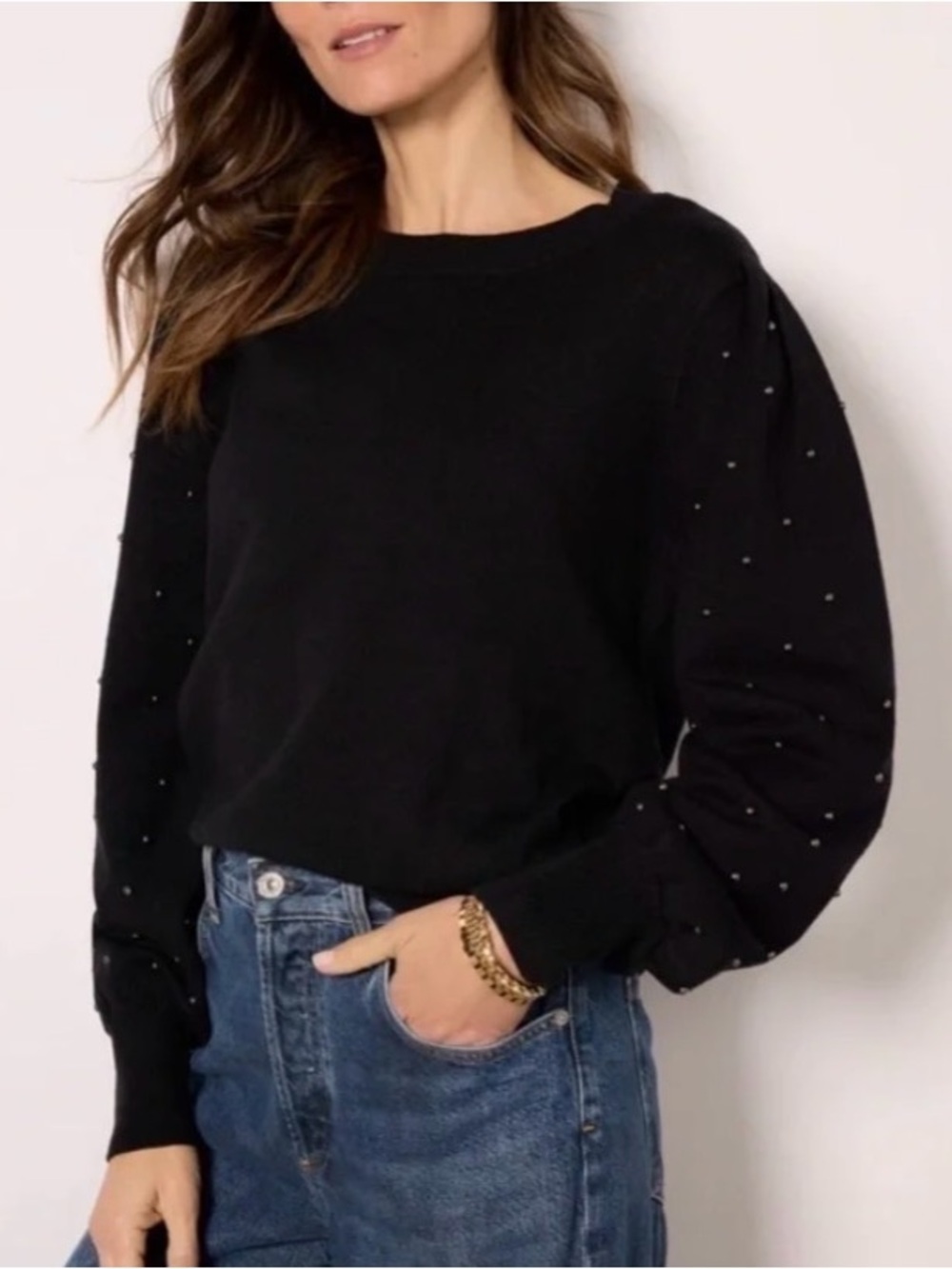 EVERE Arya Studded Pullover - Picture 1 of 7